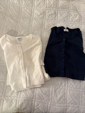 Hazel Boutique 2 Pack Long Sleeve Cropped Button up Sweater